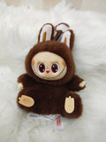 Labubu Monster Anime Character Plush Keychain - 1 PC (Zimomo D. Brown)