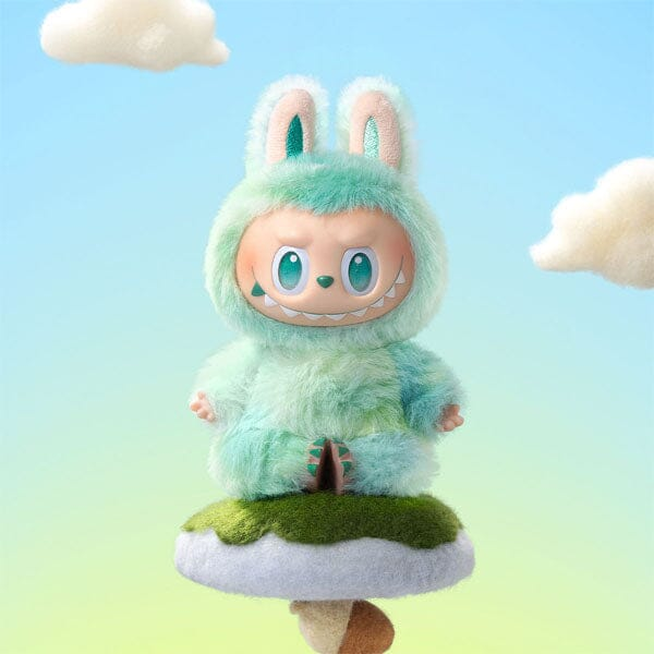 Labubu Monster Anime Character Plush Keychain - 1 PC (Green)