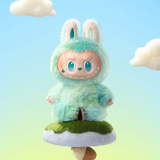 Labubu Monster Anime Character Plush Keychain - 1 PC (Green)
